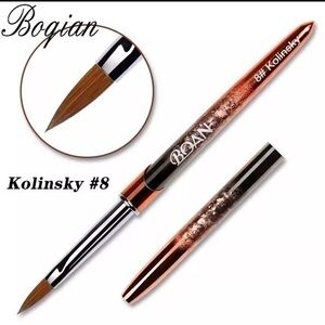 Acrylic nail Kolinsky size 8 brush